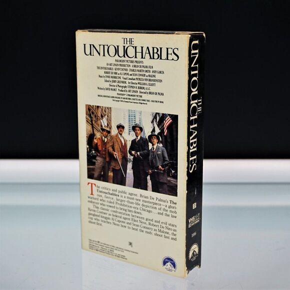 The Untouchables Vintage 1988 VHS Kevin Costner Robert De Niro Sean Connery - Picture 3 of 4